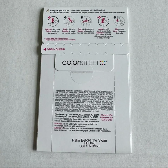 *Retired* Color Street: Palm Before the Storm | Tropical Summer Beach Party - Picture 4 of 12